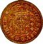 Brazil 1000 Reis Joao V 1749 KM# 162.4 IOANNES. V. D. G. POR. T. REX. 1000 coin obverse