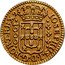 Brazil 1000 Reis Jose I 1771 KM# 162.1 IOSEPHUS I D G PORT REX 1000 coin obverse
