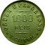 Brazil 1000 Reis Liberty. Republic 1906 KM# 507 ORDEM E PROGRESSO 1000 RÉIS X GRAMMAS coin reverse