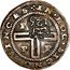 Brazil 125 Reis Countermarked Coin ND (1663) KM# 30 VINCES.IN.HOC.SIGNO PPPP coin reverse