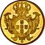 Brazil 12800 Reis Joao V 1729 R KM# 140 coin reverse