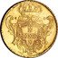 Brazil 12800 Reis Joao V 1730 B Herit. Long Beach , 5-09, choice EX - $26,000. KM# 141 coin reverse
