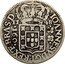 Brazil 160 Reis Joao V 1748 R KM# 156.1 JOANNES. V. D. G. P. REX. E. BRAS. D 17 48 160 coin obverse
