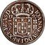 Brazil 160 Reis Jose I 1750 R KM# 156.3 IOANNES V D G P REX TE BRAS D 17 50 160 coin obverse