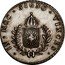 Brazil 160 Reis Pedro II 1833 R KM# 389 IN HOC SIGNO VINCES coin reverse