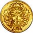 Brazil 1600 Reis Joao V 1731 M KM# 125 coin reverse