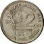 Brazil 2 Centavos Liberty 1975 Mintage included with KM#576.2 KM# 586 ALIMENTOS PARA O MUNDO 2 CENTAVOS SOJA 1975 coin reverse