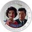 Cook Islands 2 Dollars (Charles III John & Jackie) JOHN F. KENNEDY JOHN & JACKIE AN AMERICAN LIFE coin reverse