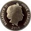Cook Islands 2 Dollars (Elizabeth II Franz Peter Schubert) ELIZABETH II COOK ISLANDS IRB 2014 coin obverse