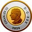 Canada 2 Dollars (Polar Bear. Toonie) 2024 CHARLES III D G REX SR coin obverse