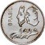 Brazil 20 Cruzeiros 150th Anniversary of the Independence of Brazil 1972 (a) KM# 583 BRASIL 1822 1972 coin obverse
