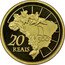 Brazil 20 Reais 500 Years of the Discovery of Brazil 2000 Proof KM# 655 20 500 REAIS coin reverse