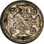 Brazil 20 Reis Pedro II. Three Dots 1699 KM# 85.1 coin reverse