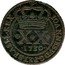 Brazil 20 Reis Joao V 1730 B KM# 143.1 IOANNES V D G P ET BRASIL REX XX 1730 coin obverse