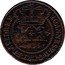 Brazil 20 Reis Joao V 1735 KM# 143.3 IOANNES V D G P ET BRASIL REX XX 1735 coin obverse
