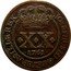 Brazil 20 Reis Jose I 1761 B KM# 166.2 JOSEPHUS I D G ET BRASILIAE REX XX 1761 coin obverse