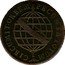 Brazil 20 Reis Maria I 1787 KM# 216.1 PECUNIA. TOTUM CIRCUMIT. ORBEM coin reverse