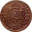 Brazil 20 Reis Pedro I 1825 C KM# 375.1 IN HOC SIGNO VINCES coin reverse