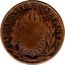 Brazil 20 Reis Pedro II Maranhao First Series Countermarked Coin ND (1834) KM# 403 IN HOC SIGNO VINCES coin reverse