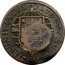 Brazil 20 Reis Countermarked Coinage ND (1835) R Host Date 1820 KM# 433.1 PECUNIA TOTUM CIRCUMIT ORBEM coin reverse
