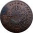 Brazil 20 Reis Countermarked Coinage ND (1835) R Host Date 1827 KM# 436.1 IN HOC SIGNO VINCES coin reverse