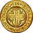 Brazil 2000 Reis Joao V 1749 KM# 163 ET BRASILIÆ DOMINVS ANNO 1749 coin reverse