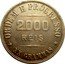 Brazil 2000 Reis Liberty. Republic 1907 KM# 508 ORDEM E PROGRESSO 2.000 RÉIS XX GRAMMAS coin reverse