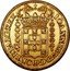 Brazil 20000 Reis Joao V 1725 M Herit. Signature 3024, MS63- $22,000 KM# 117 IOANNES V D G PORT ET ALG REX 20000 coin obverse