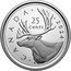 Canada 25 Cents (Charles III. Caribou) 2024 25 CENTS CANADA H coin reverse