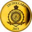Niue 250 Dollars (Sword of Truth) 250 DOLLARS PUBLIC SEAL OF NIUE ATUA NIUE TUKULAGI 2023 coin obverse