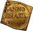 Brazil 3 Florin Occupation Coinage. Period After Brasil 1646 KM# 5.3 ANNO BRASIL 1646 coin reverse
