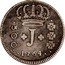 Brazil 300 Reis Jose I 1764 R KM# 186 300 J 1756 coin obverse