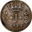 Brazil 300 Reis Jose I 1771 R KM# 196 300 J 1771 coin obverse