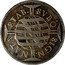 Brazil 320 Reis Peter II 1696 KM# 82 SVBQ SIGN. NATA STAB. coin reverse