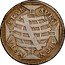 Brazil 320 Reis Jose I 1752 KM# 169.2 SVBQ SIGN. NATA STAB. coin reverse