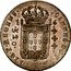 Brazil 320 Reis Joao 1816 B KM# 255.2 JOANNES. D. G. PORT. ET ALG. P. REGENS 18 16 320 coin obverse