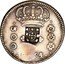 Brazil 320 Reis Joao ND (1809) R Host Date 1764 KM# 298 300 1764 coin obverse