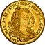 Brazil 3200 Reis Maria I and Pedro III 1781 B Herit. Signature 3020, AU55 - $13,000. KM# 150 MARIA I ET PETRUS III D G PORT ET ALG REGES 1789 B coin obverse