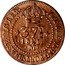 Brazil 37-1/2 Reis John VI 1821 M KM# 317.1 JOANNES VI D G PORT BRAS ET ALG REX 37½ 1818 M coin obverse