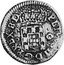 Brazil 40 Reis Spanish Colonial Coin 1695 KM# 75 PETRVS II D G P REX B D 40 coin obverse