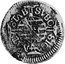 Brazil 40 Reis Spanish Colonial Coin 1695 KM# 75 STAB SVBQ SINC NATA coin reverse