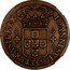 Brazil 40 Reis JoAo V Province of Minas Gerais 1722 KM# 111 IOANNES V D G P ET BRASIL REX coin obverse