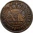 Brazil 40 Reis Jose I 1762 B KM# 189 JOSEPHUS I D G P ET BRASIL REX XL 1762 coin obverse