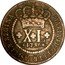 Brazil 40 Reis Maria I 1786 KM# 217.2 MARIA I D G P ET BRASILIAE REGINA XL 1786 coin obverse