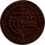 Brazil 40 Reis Joao 1818 KM# 318 PECUNIA TOTUM CIRCUMIT ORBEM coin reverse