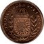 Brazil 40 Reis Pedro I 1826 R Cross on crown KM# 363.1 IN HOC SIGNO VINCES coin reverse