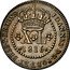 Brazil 40 Reis Joao 1816 R KM# 311 JOANNES D G PORT BRAS ET ALG P REGENS X L 1816 coin obverse