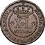 Brazil 40 Reis Maria I 1790 KM# 217.1 MARIA I D G P ET BRASILIÆ REGINA XL 1786 coin obverse