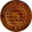 Brazil 40 Reis Joao ND (1809) Host Date 1784 KM# 282 PECUNIA TOTUM CIRCUMIT ORBEM coin reverse