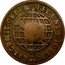 Brazil 40 Reis Joao Countermarked Coin ND (1809) Host Date 1787 KM# 283.1 PECUNIA TOTUM CIRCUMIT ORBEM coin reverse